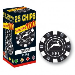 25 Chips 11,5g Nero VALORE...