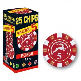 25 Chips 11,5g Rosso VALORE...