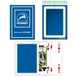 Carte Burraco F/N Blue Modiano