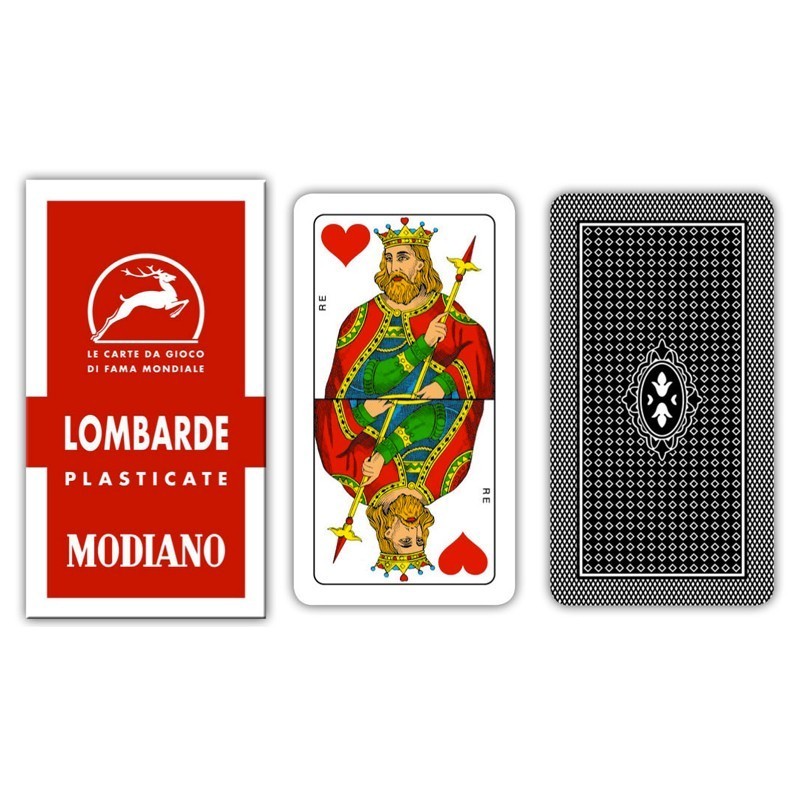 MODIANO - carte da gioco regionali LOMBARDE 7/90