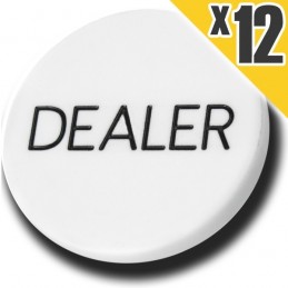 12x Dealer Button - Gettone...