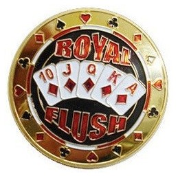 Card Guard "Royal Flush" Oro