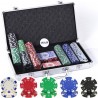 Set in the carrying Case, 300 chips 11.5 g in 5 colors, mod. Says