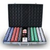 Set in a small Case with trolley 1000 chips 11.5 g in 5 colors, mod. Says