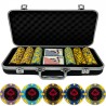 Set Valigetta 300 Fiches 14 gr. Black Edition CASH GAME + Carte