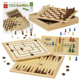 5 Games Chess Checkers...